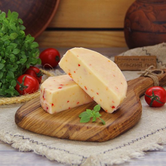 Сыр Данбо с вялеными томатами